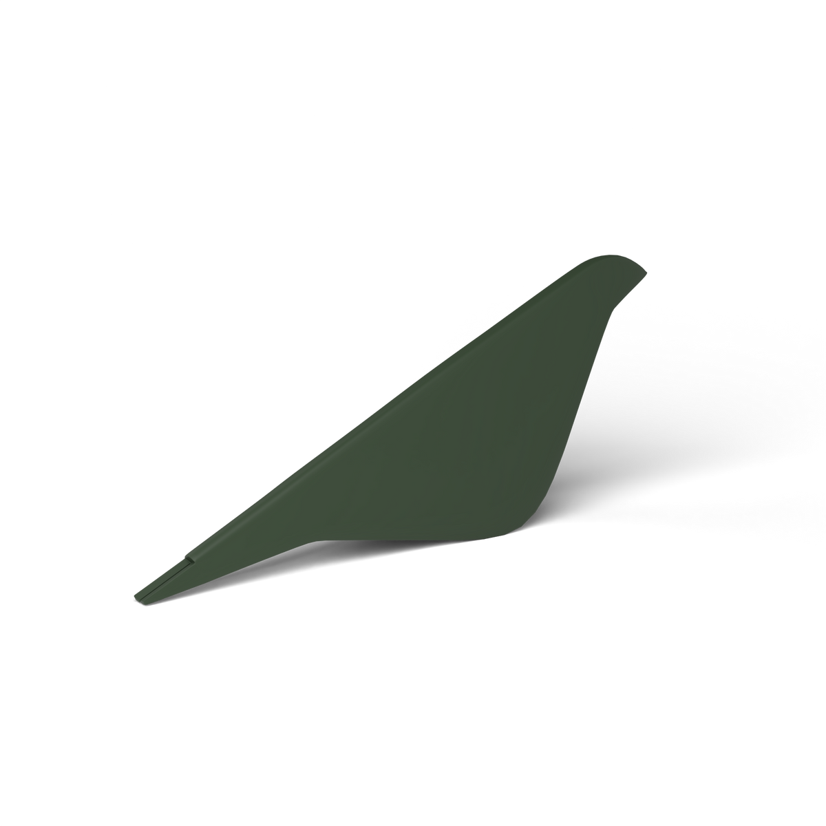 Decoratieve Vogel, 15 × 3 × h 6 cm, Bottle Green