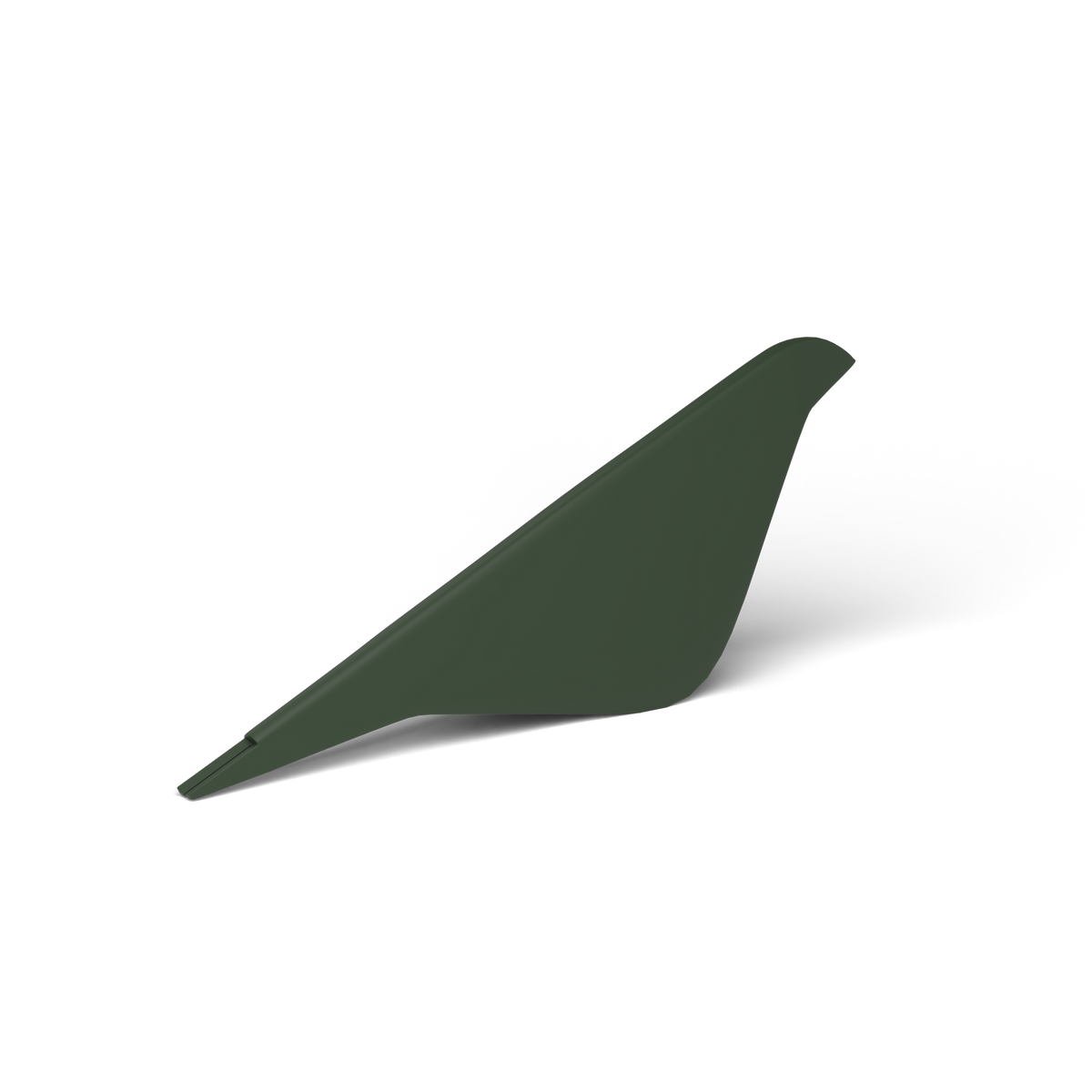 Decoratieve Vogel, 30 × 6 × h 12 cm, Bottle Green