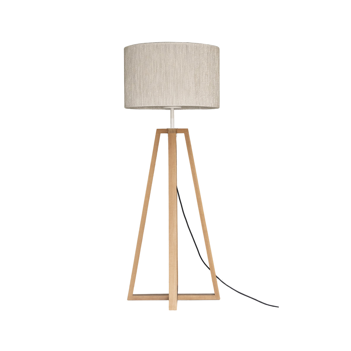 Club Lounge Floor Lamp Transparent /stainless Steel With