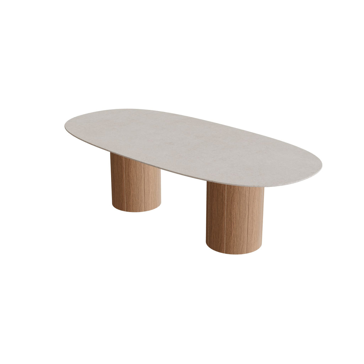 Regaliz Tafel Standard Dining 250x120cm Super Ellipse Ronde Voet