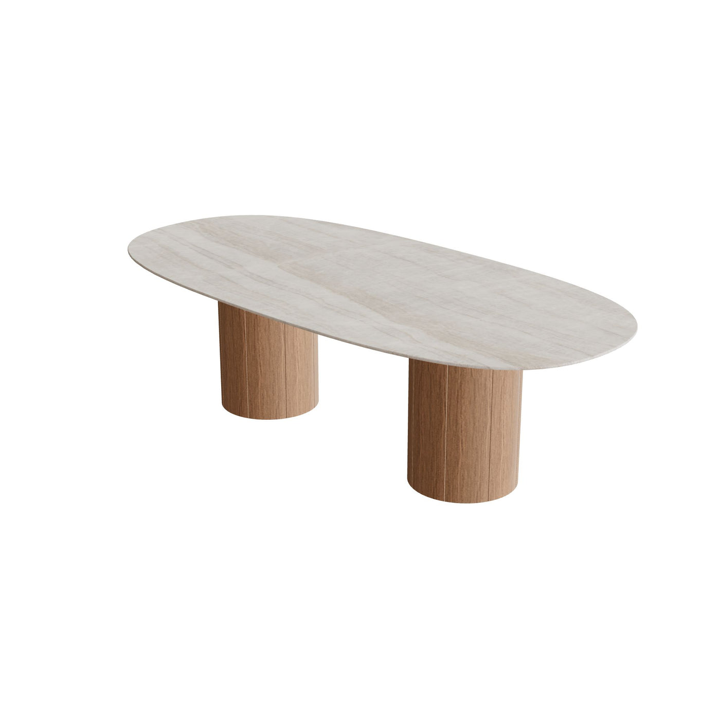 Regaliz Tafel Standard Dining 250x120cm Super Ellipse Ronde Voet