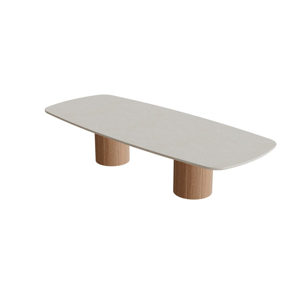 Regaliz Tafel Ronde Low Dining Betonnen