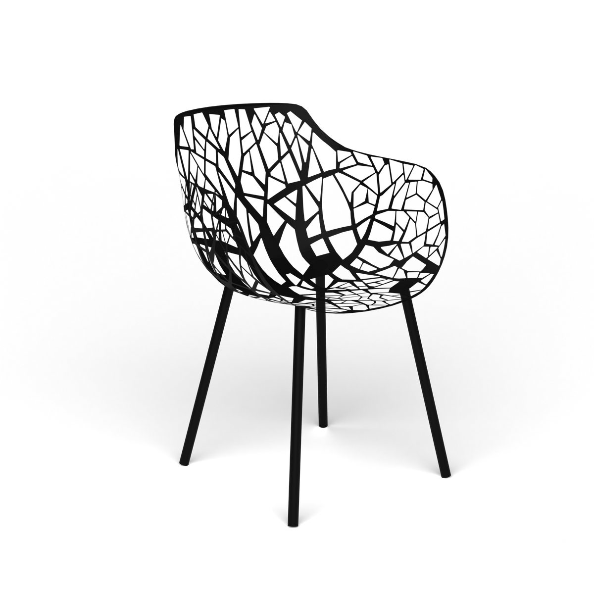 Forest Eetfauteuil, Black