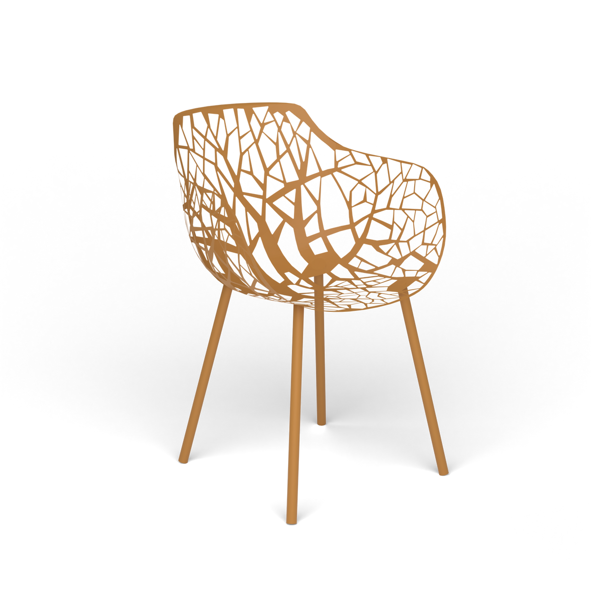 Forest Eetfauteuil, Mustard Yellow