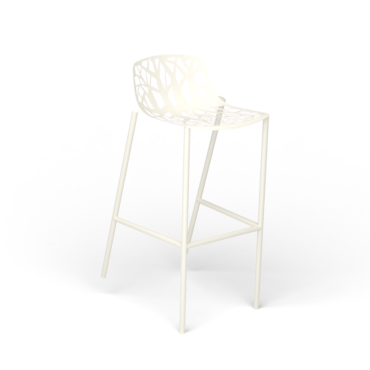 Forest Kruk, 48 × 56 × h 78/97 cm, Antique White