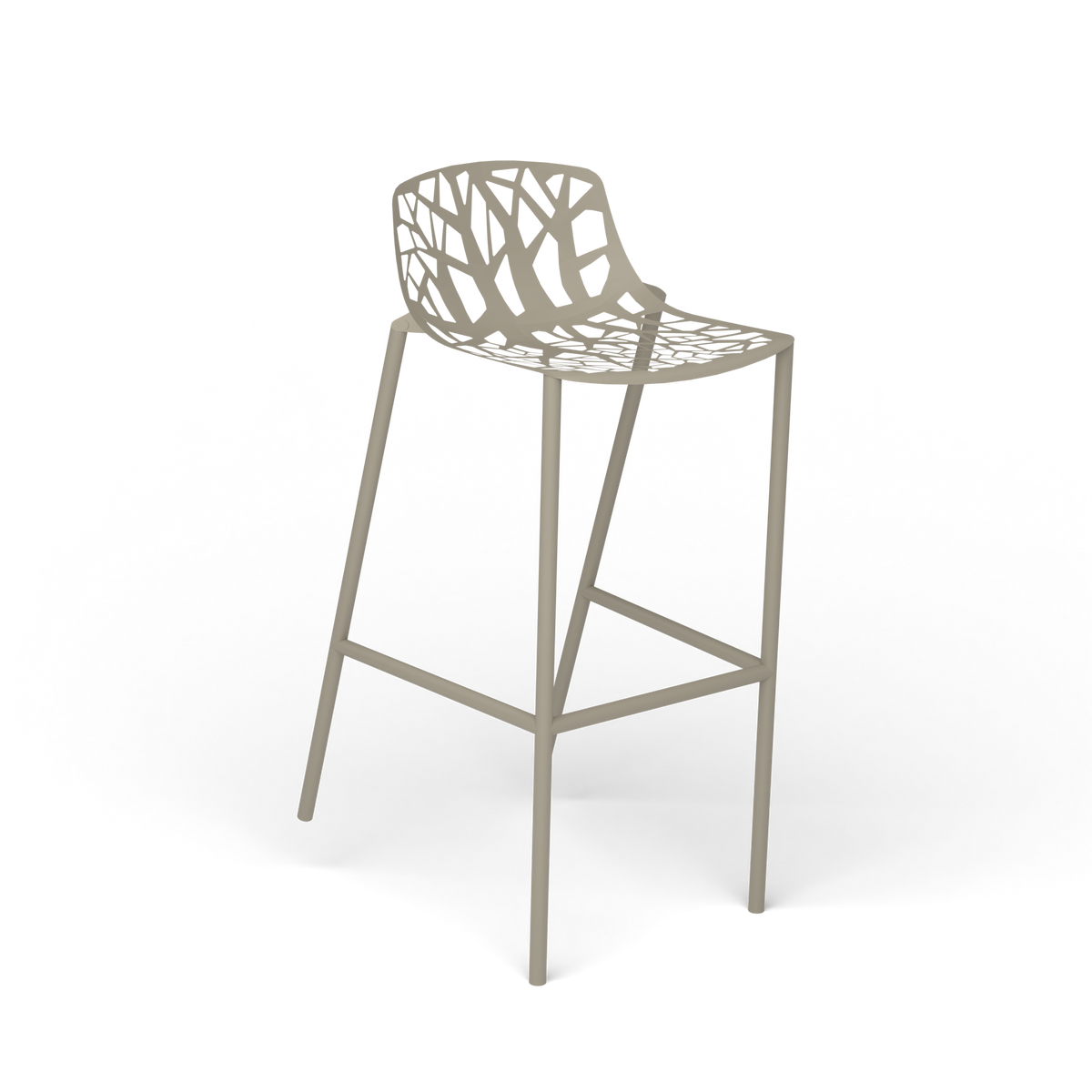 Forest Kruk, 48 × 56 × h 78/97 cm, Pearly Gold