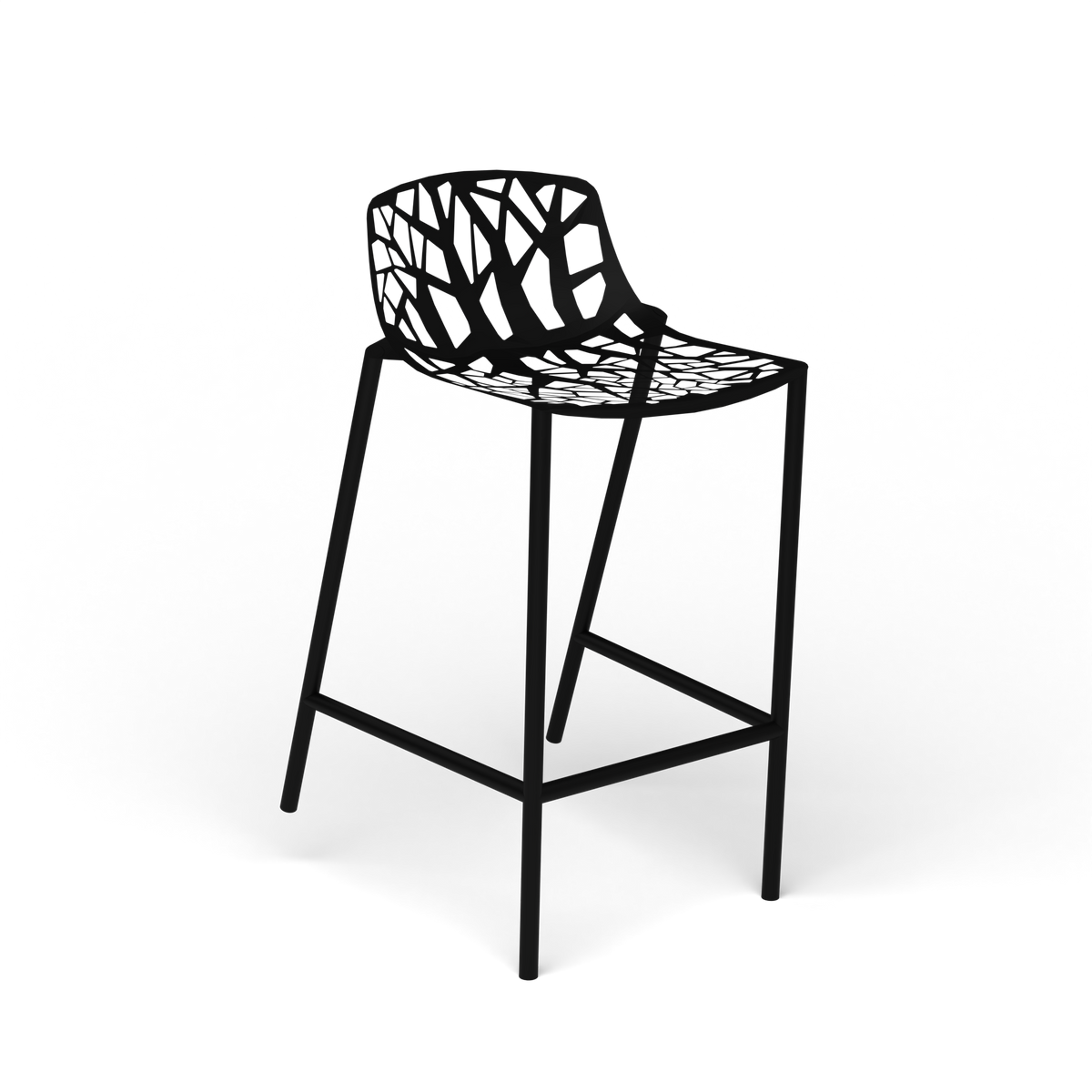 Forest Kruk, 48 × 52 × h 65/84 cm, Black