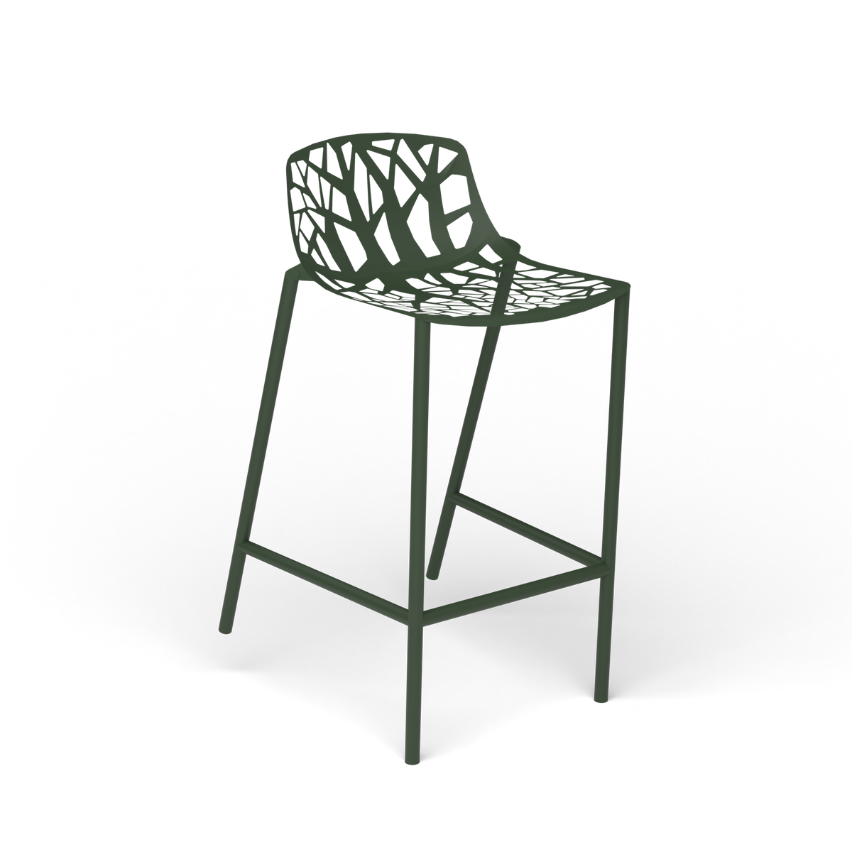 Forest Kruk, 48 × 52 × h 65/84 cm, Bottle Green