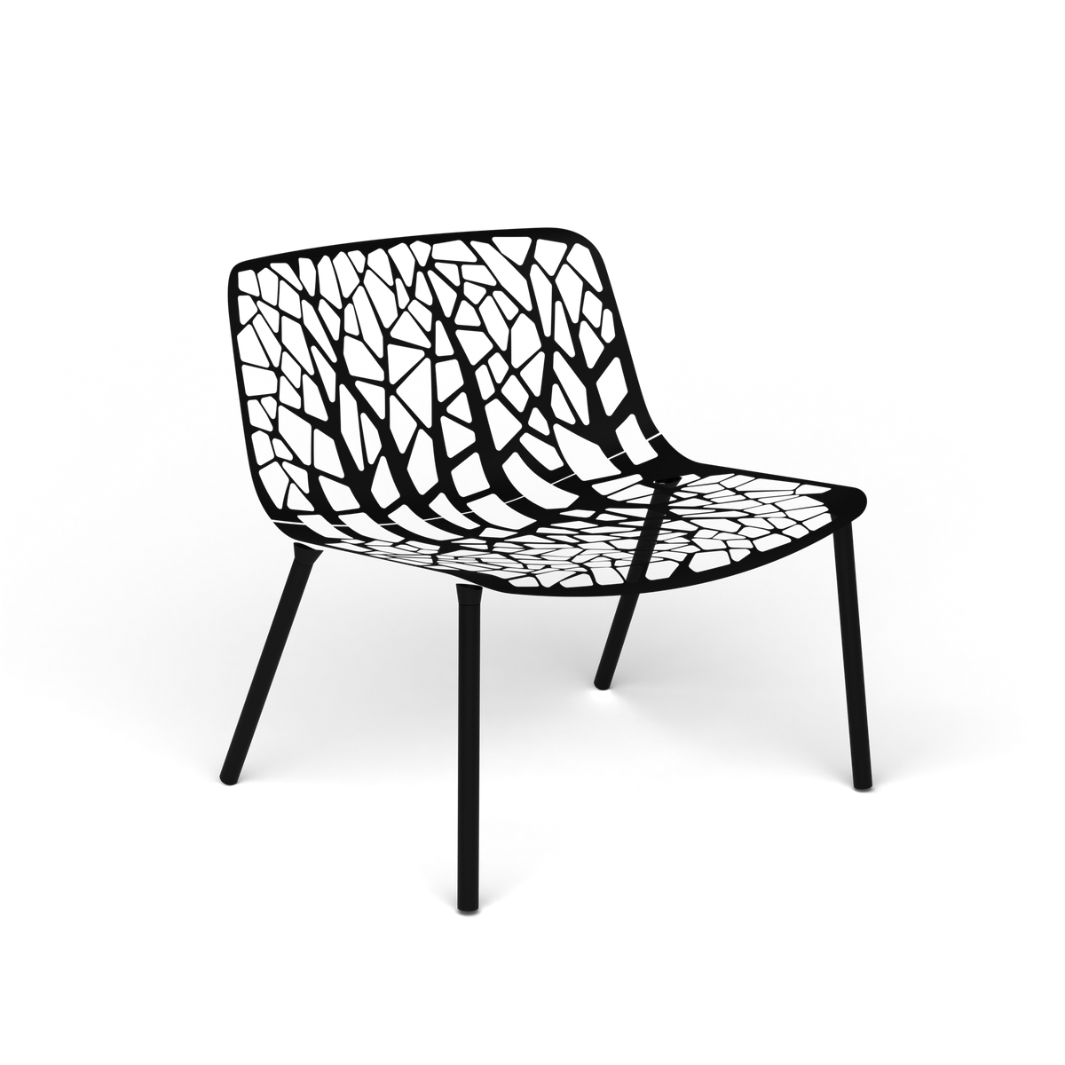 Forest Loungefauteuil, Black