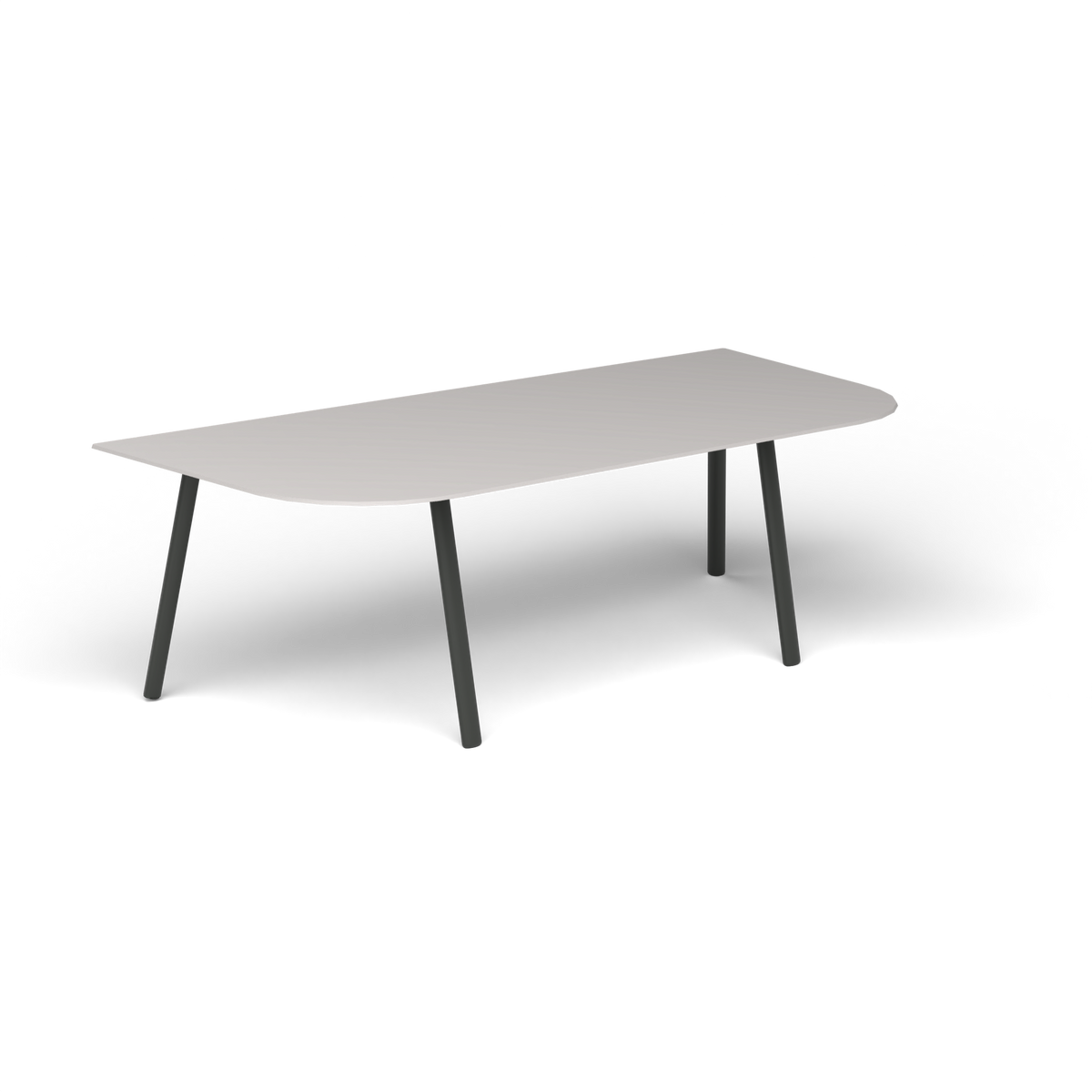 Mosaiko Salontafel, 120 × 56 × h 38 cm, Metallic Grey, Aluminium speckled Grey