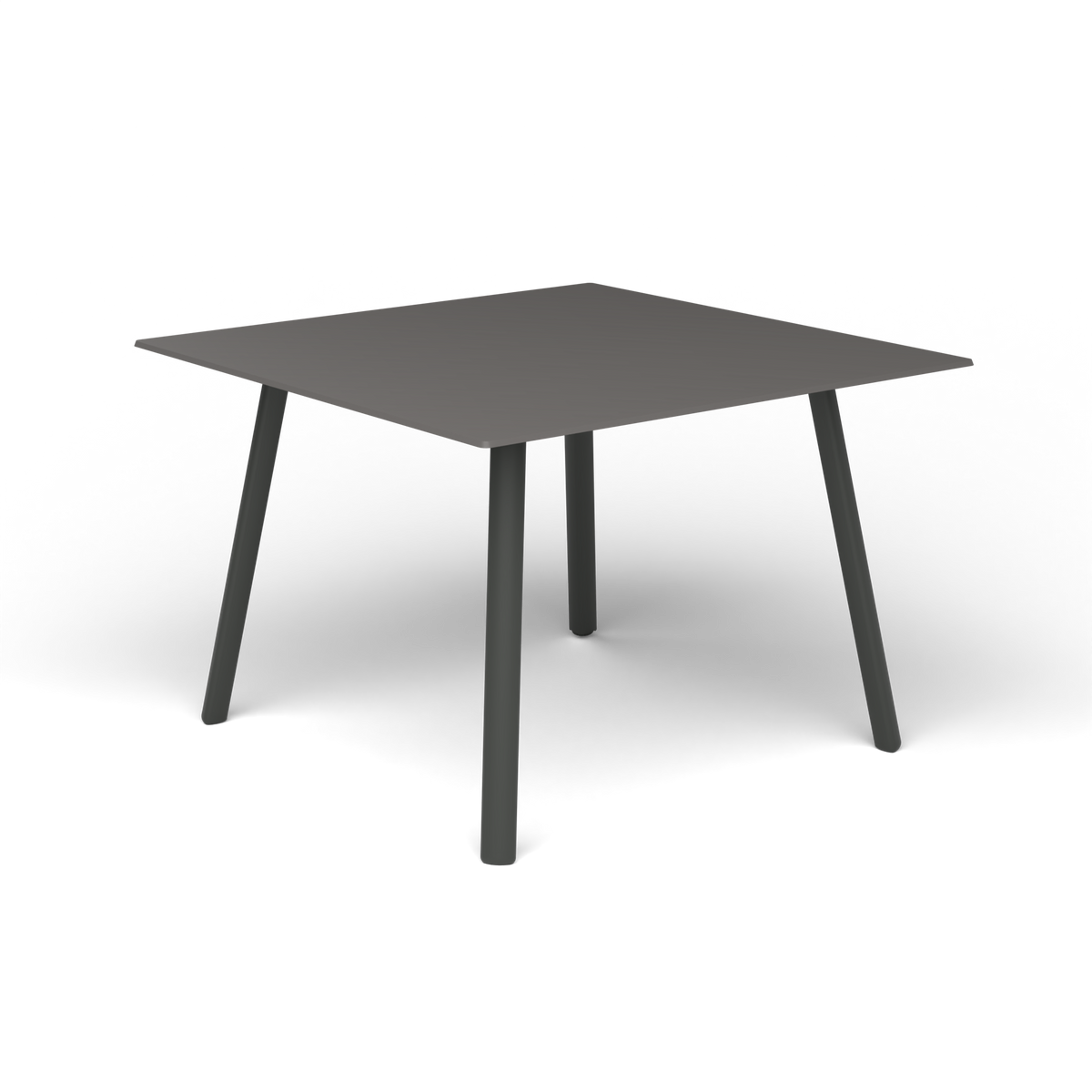Mosaiko Vierkante Salontafel, 56 × 56 × h 38 cm, Metallic Grey, Aluminium speckled Anthracite
