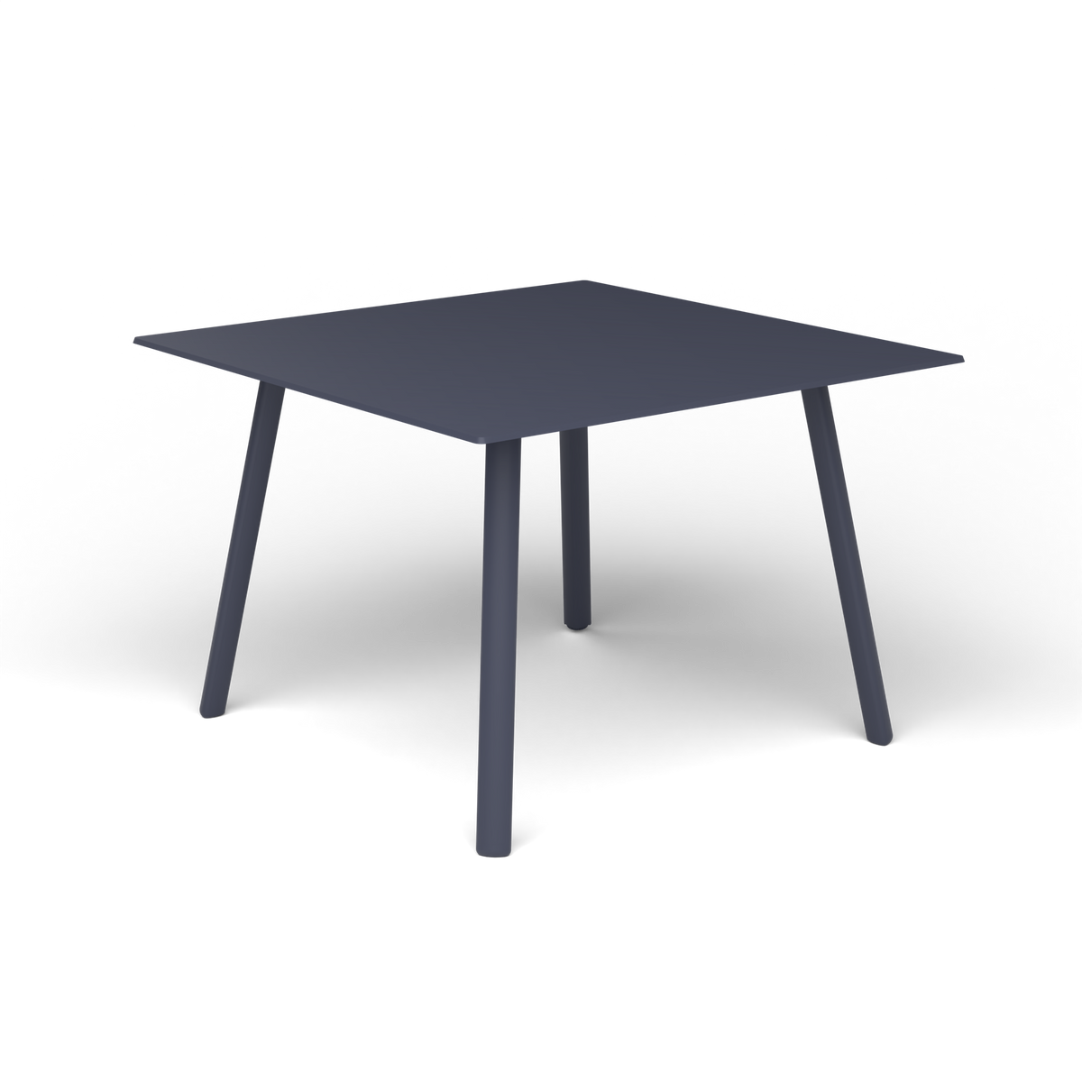 Mosaiko Vierkante Salontafel, 56 × 56 × h 38 cm, Grey Blue, Gelakt aluminium (volgt onderstelkleur)