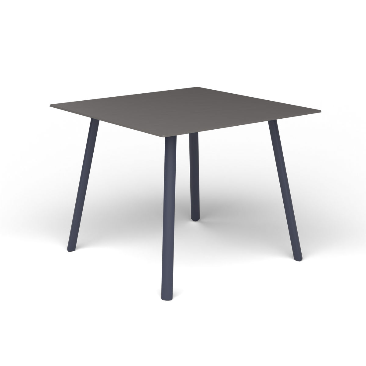 Mosaiko Vierkante Salontafel, 56 × 56 × h 45 cm, Grey Blue, Aluminium speckled Anthracite