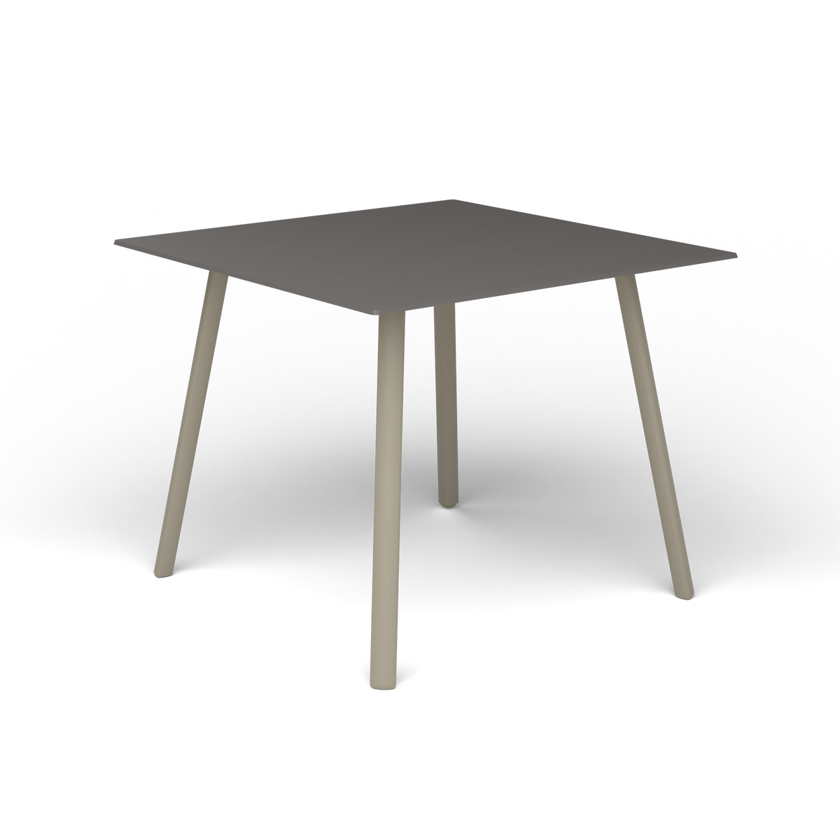 Mosaiko Vierkante Salontafel, 56 × 56 × h 45 cm, Pearly Gold, Aluminium speckled Anthracite