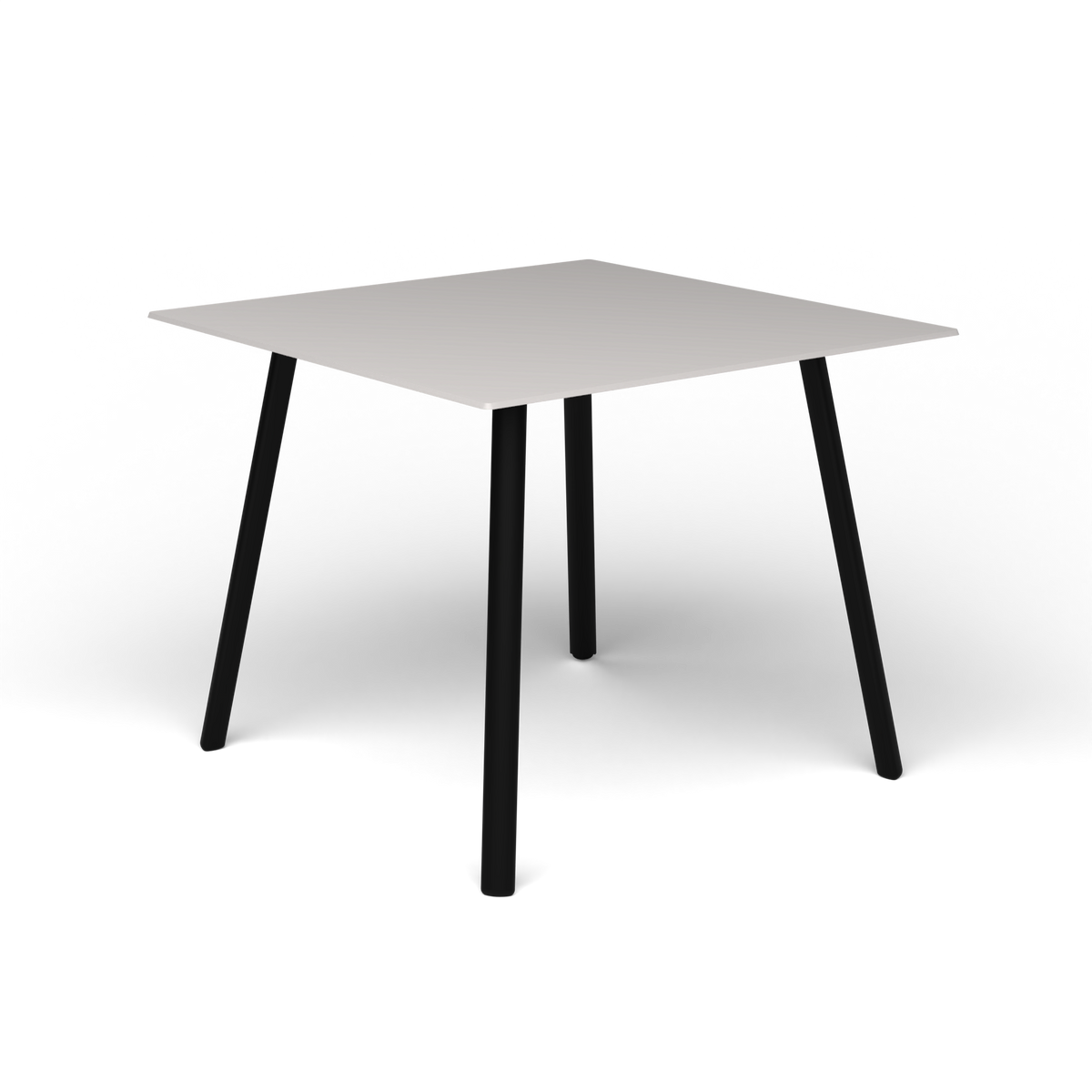 Mosaiko Vierkante Salontafel, 56 × 56 × h 45 cm, Black, Aluminium speckled Grey