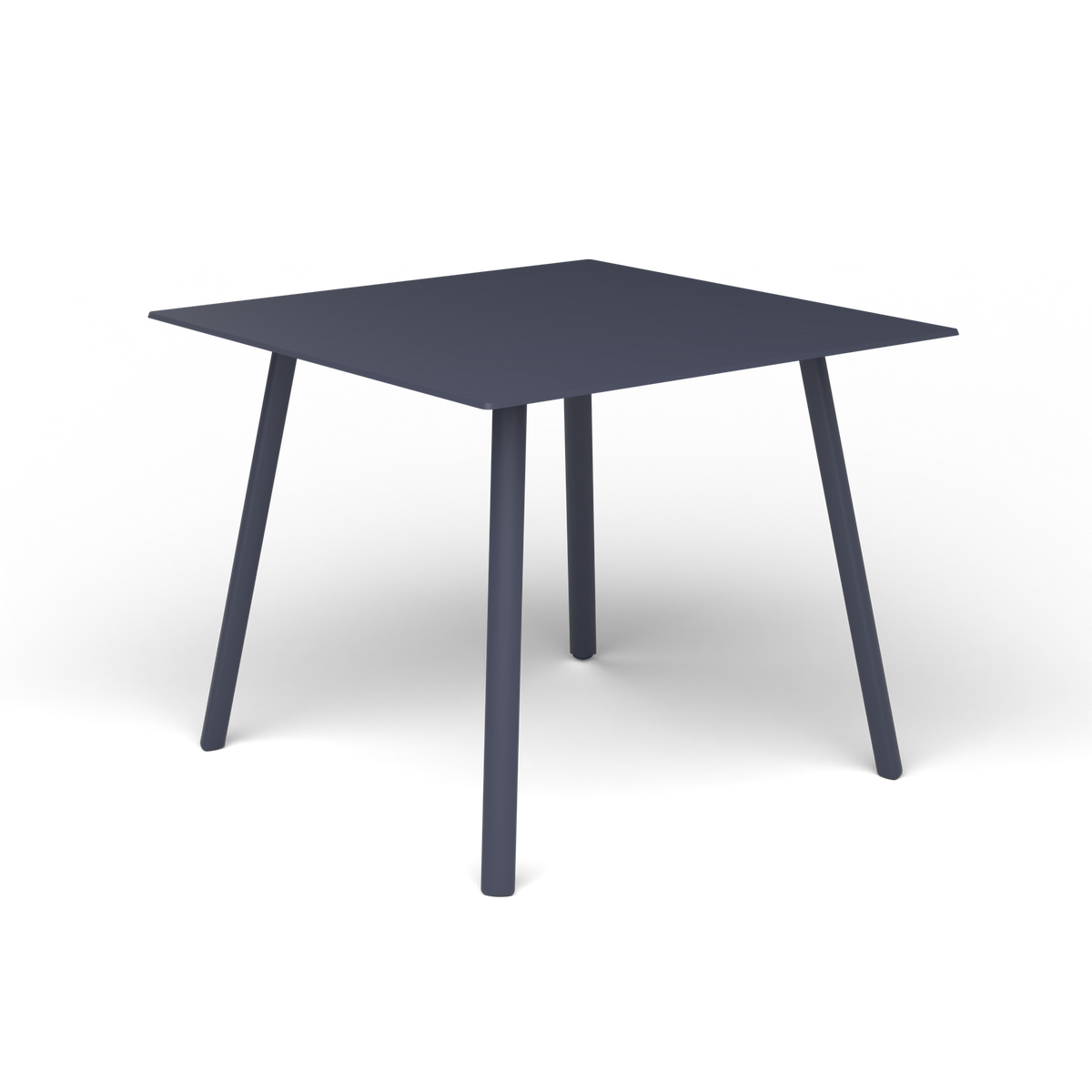 Mosaiko Vierkante Salontafel, 56 × 56 × h 45 cm, Grey Blue, Gelakt aluminium (volgt onderstelkleur)