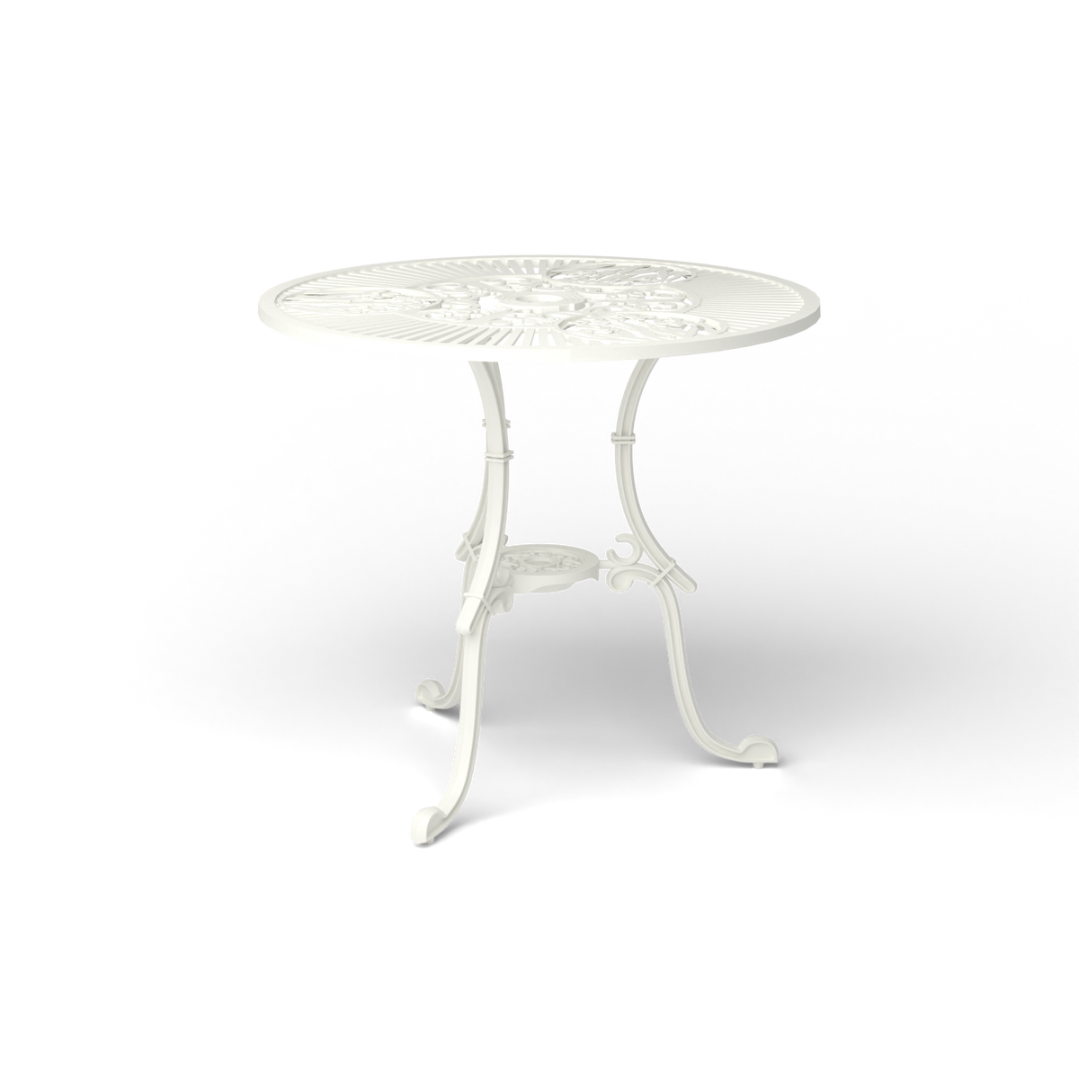 Narcisi Ronde Eettafel, White