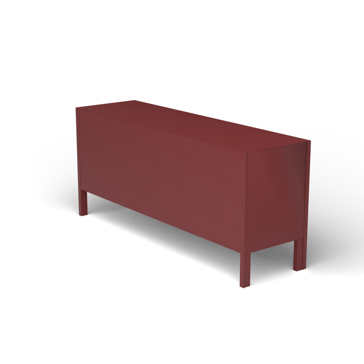 Ninfea Dressoir, 180 × 51 × h 80 cm, Autumn Red