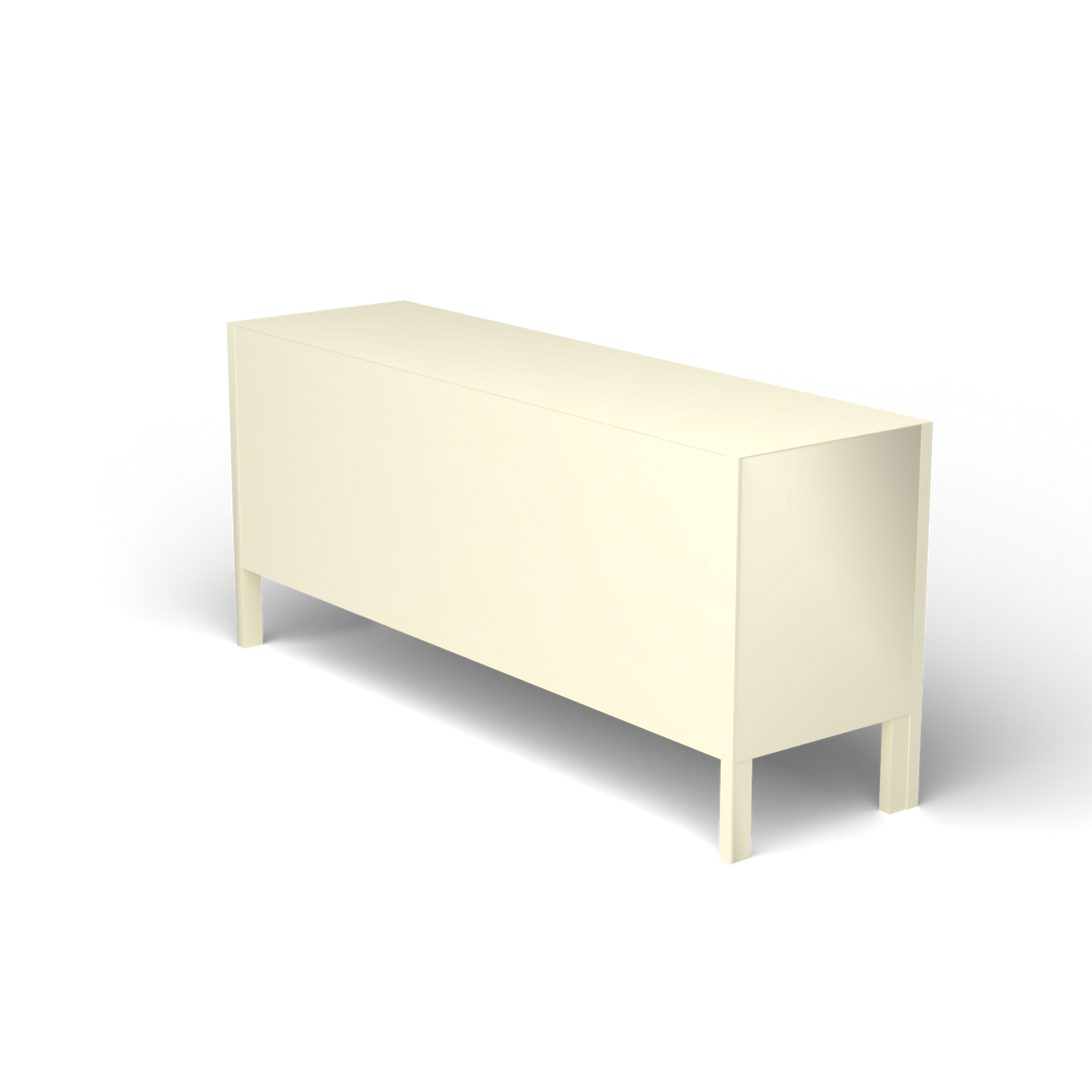 Ninfea Dressoir, 180 × 51 × h 80 cm, Butter White