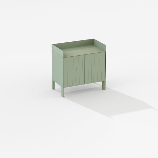 Sideboard with raised edge 90 x 51 x h 92 cm