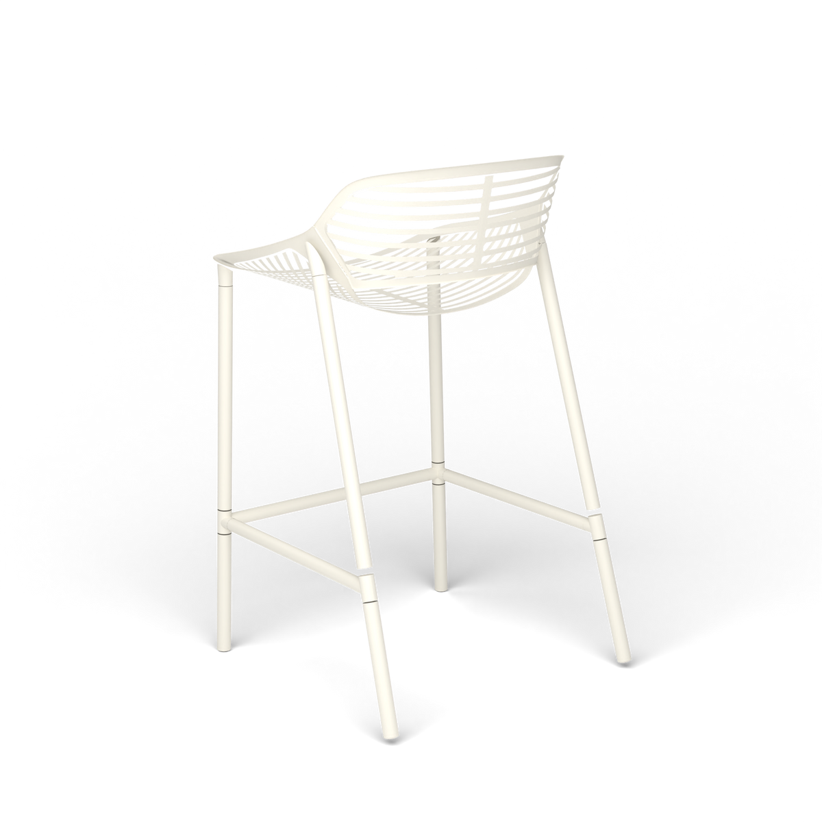 Niwa Kruk, 53 × 57 × h 62/86 cm, Antique White