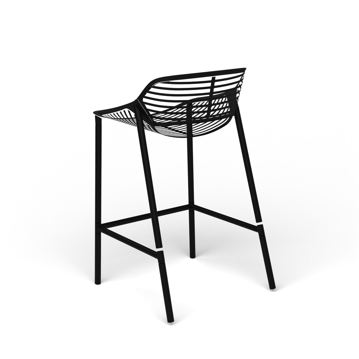Niwa Kruk, 53 × 57 × h 62/86 cm, Black