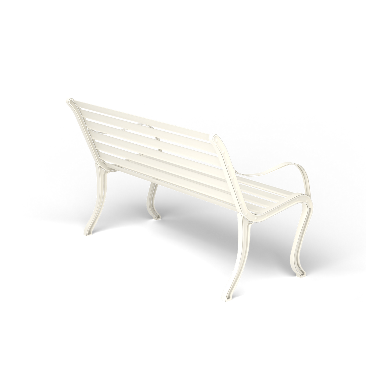 Oasi Bank, 2-zits, 127 cm, Antique White