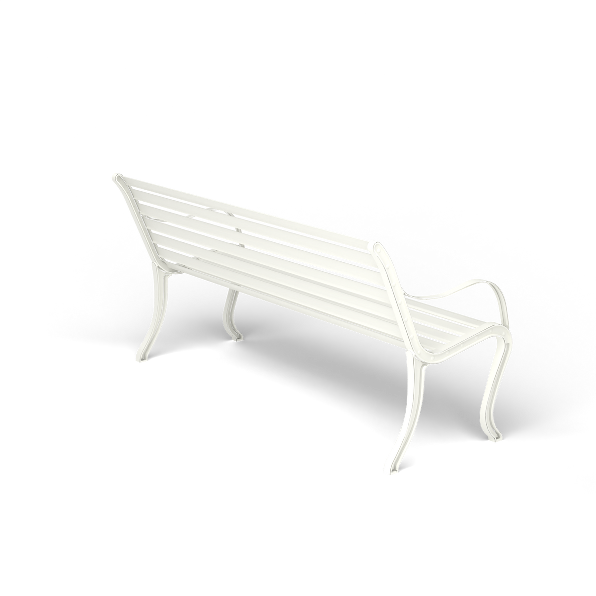 Oasi Bank, 3-zits, 162 cm, White