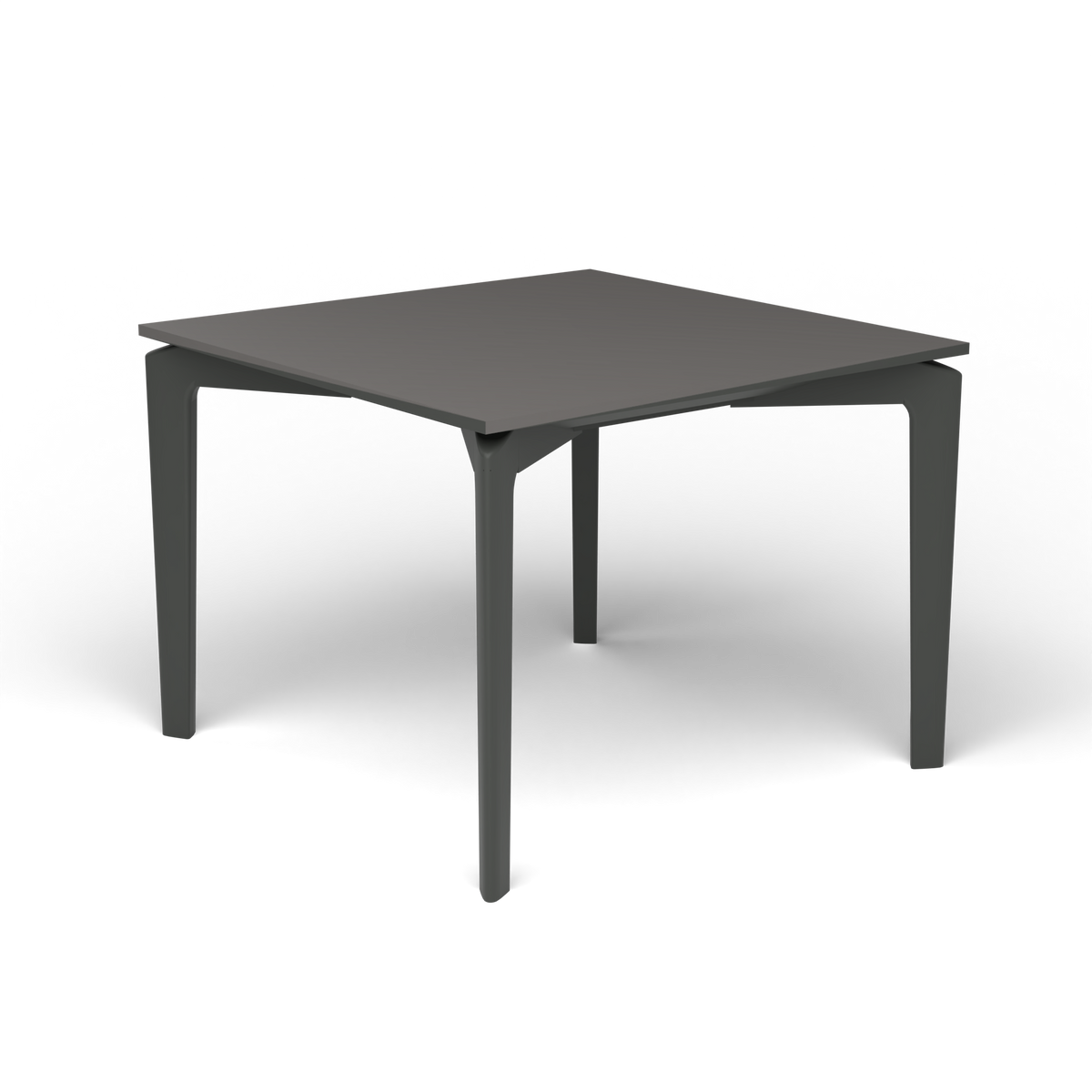 AllSize Salontafel, 50 × 50 × 38 cm, Metallic Grey, Aluminium speckled Anthracite