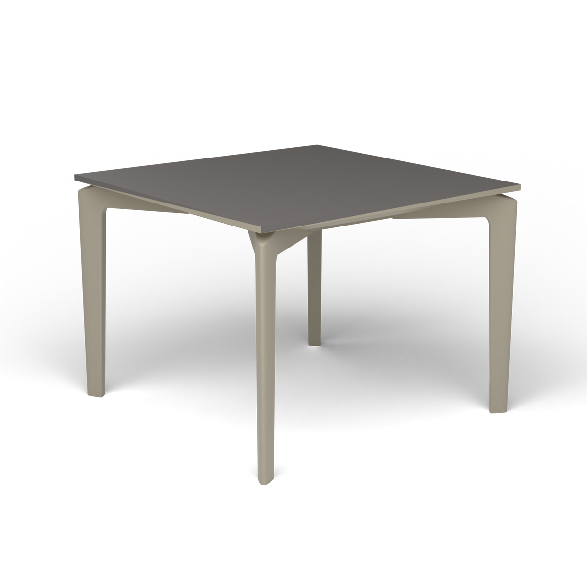 AllSize Salontafel, 50 × 50 × 38 cm, Pearly Gold, Aluminium speckled Anthracite
