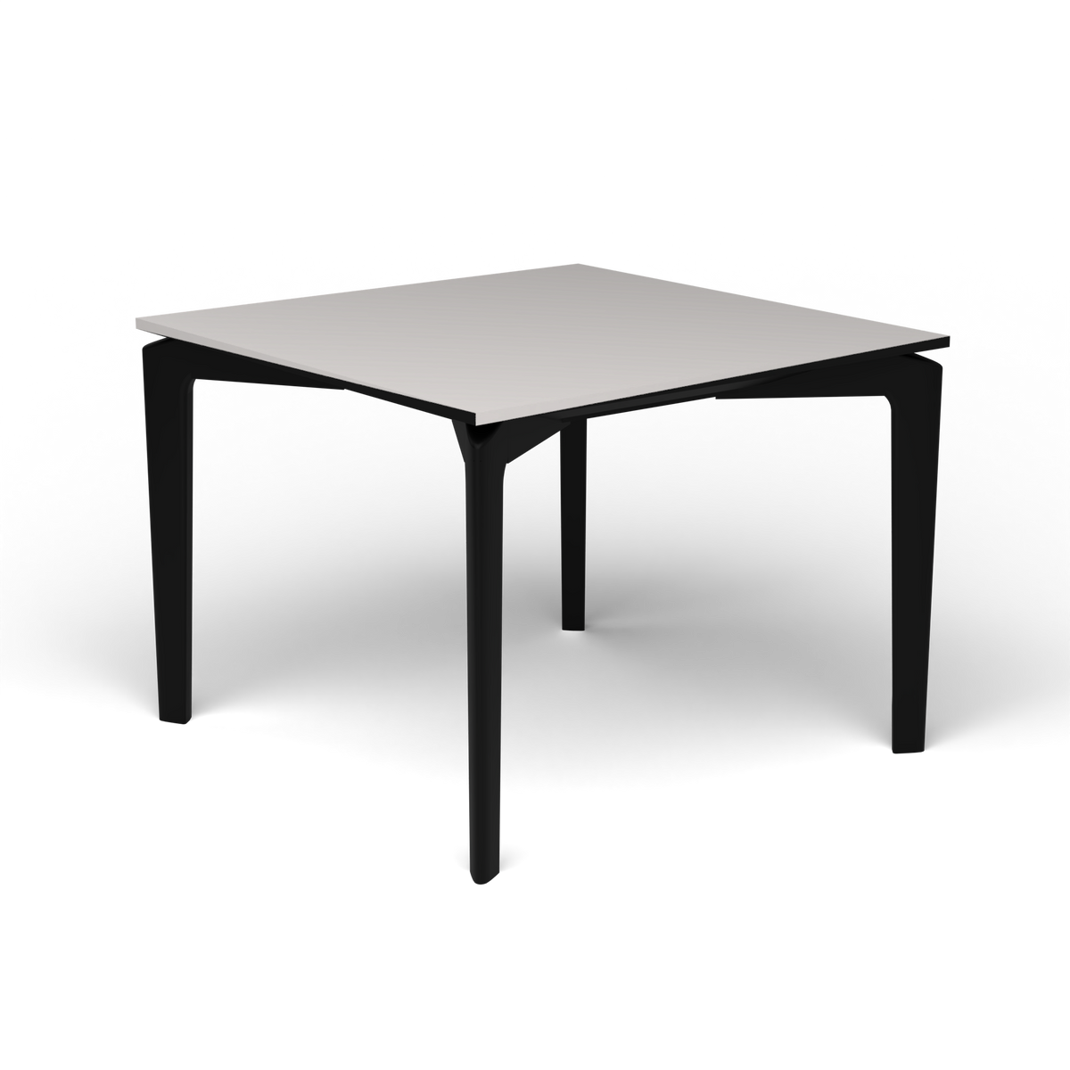 AllSize Salontafel, 50 × 50 × 38 cm, Black, Aluminium speckled Grey