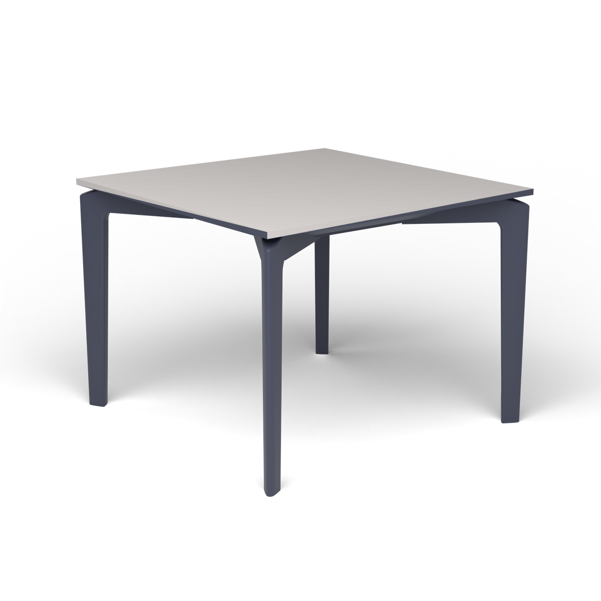AllSize Salontafel, 50 × 50 × 38 cm, Grey Blue, Aluminium speckled Grey