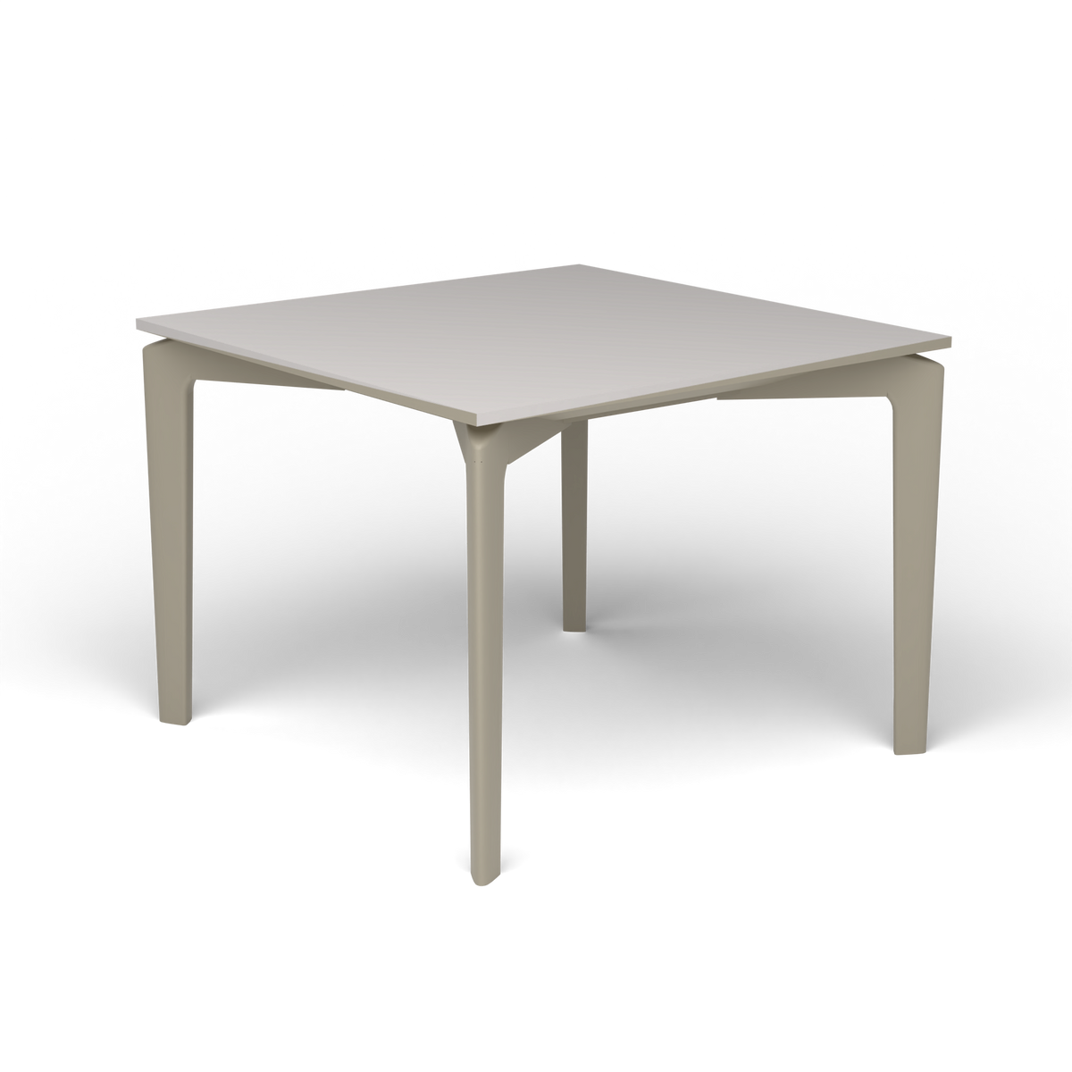 AllSize Salontafel, 50 × 50 × 38 cm, Pearly Gold, Aluminium speckled Grey