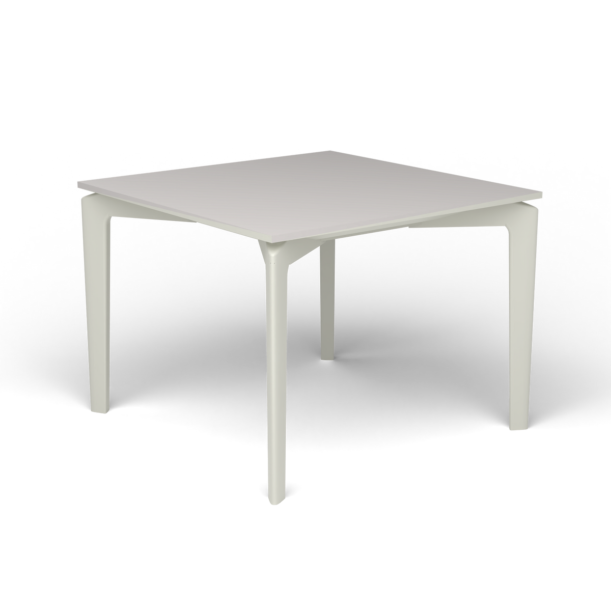 AllSize Salontafel, 50 × 50 × 38 cm, Powder Grey, Aluminium speckled Grey