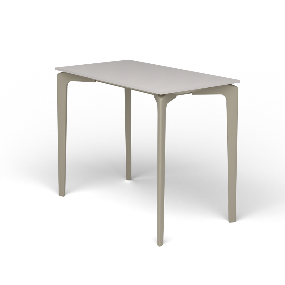 AllSize Console, 90 × 50 × 74 cm, Pearly Gold, Aluminium speckled Grey
