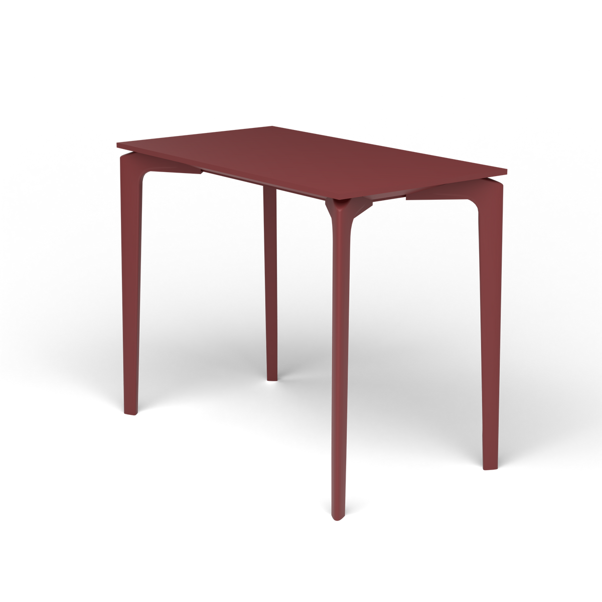 AllSize Console, 90 × 50 × 74 cm, Autumn Red, Gelakt aluminium (volgt onderstelkleur)