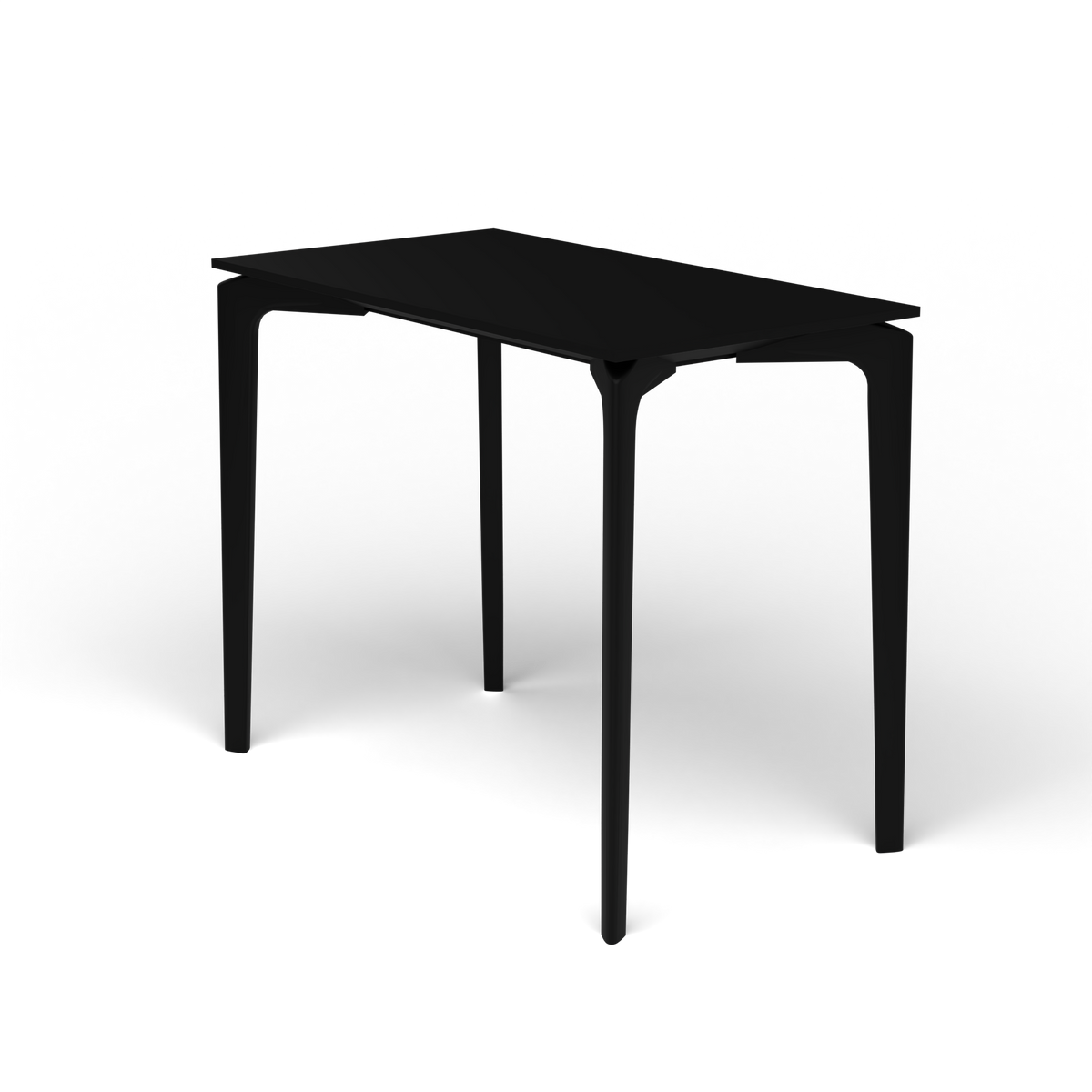 AllSize Console, 90 × 50 × 74 cm, Black, Gelakt aluminium (volgt onderstelkleur)