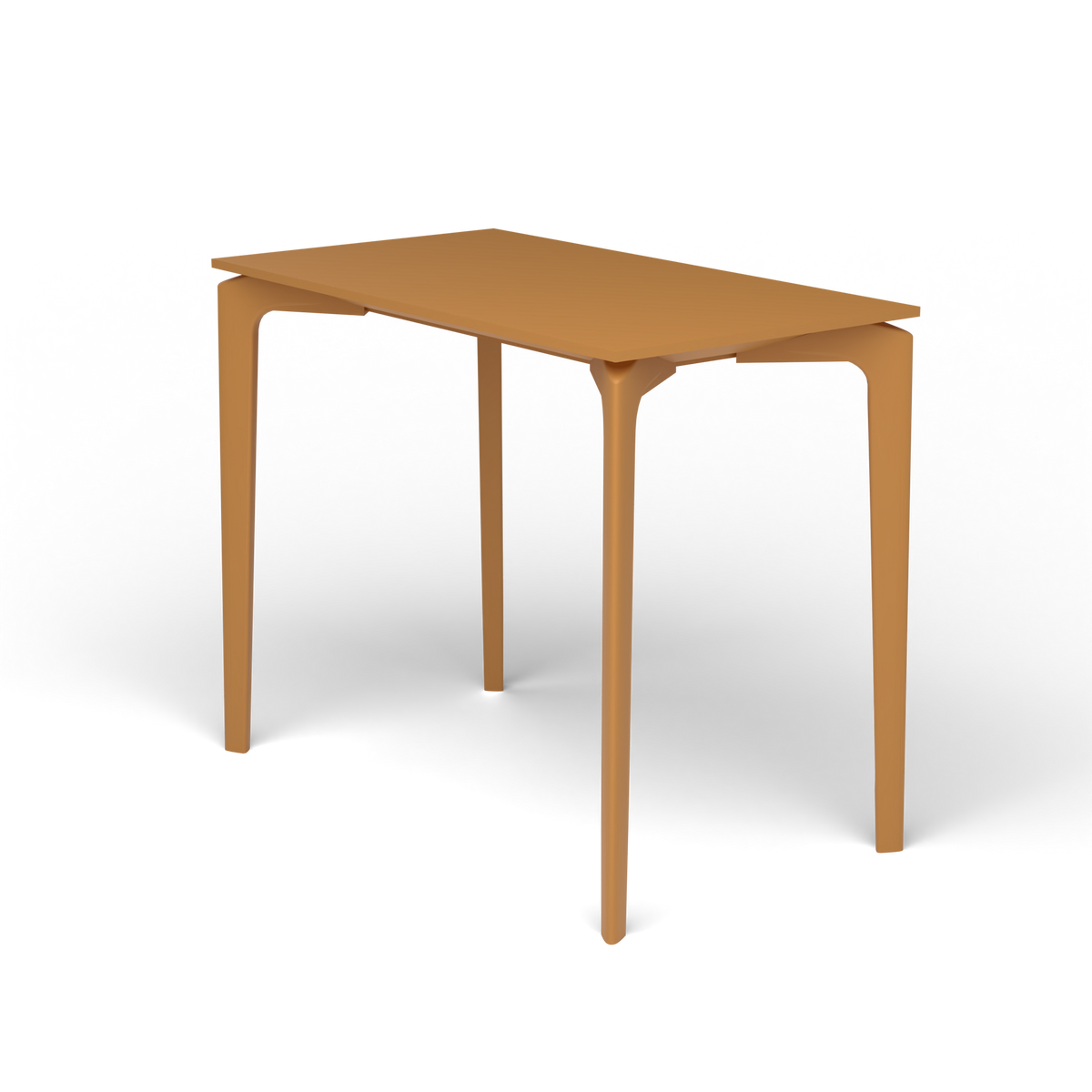 AllSize Console, 90 × 50 × 74 cm, Mustard Yellow, Gelakt aluminium (volgt onderstelkleur)
