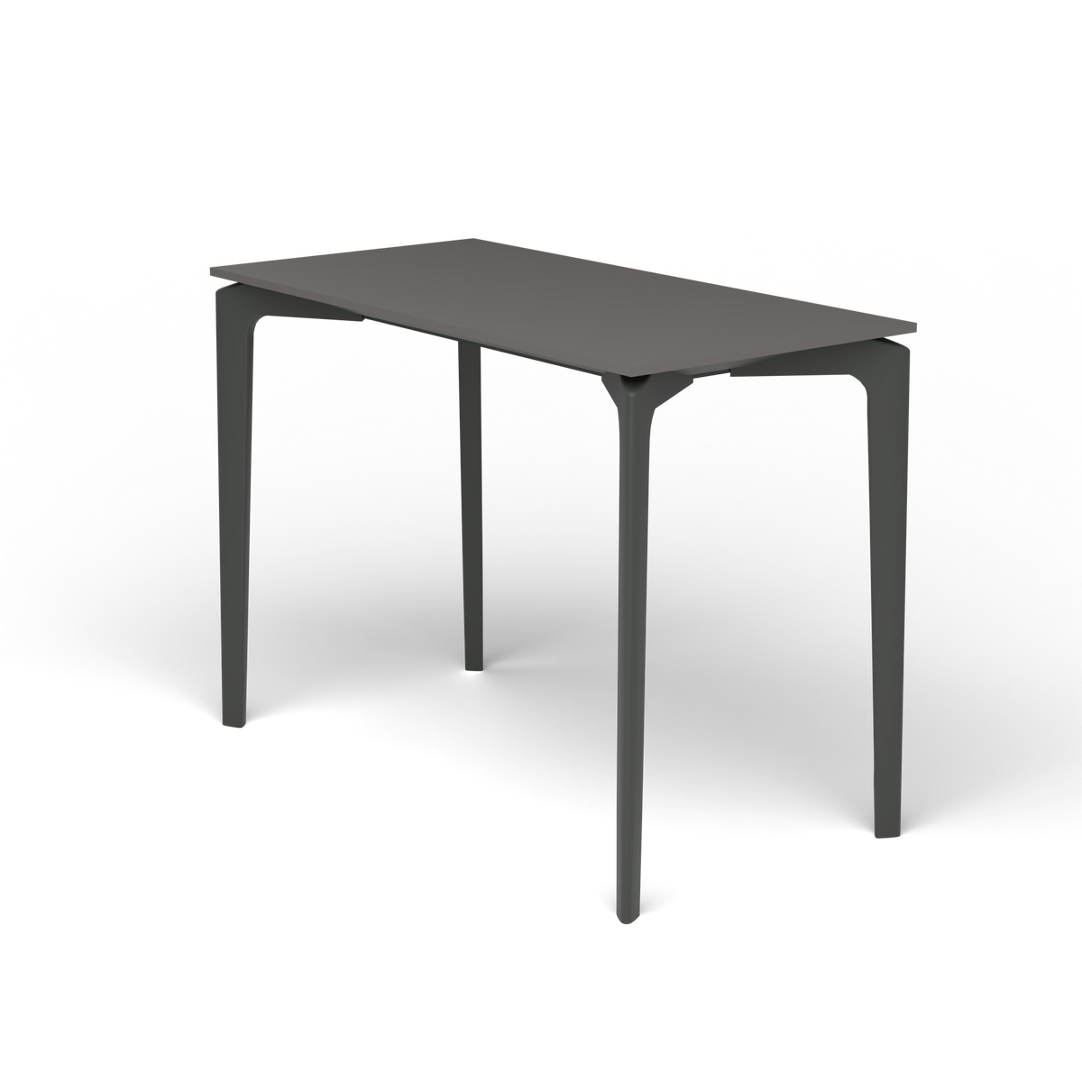 AllSize Console, 100 × 50 × 74 cm, Metallic Grey, Aluminium speckled Anthracite