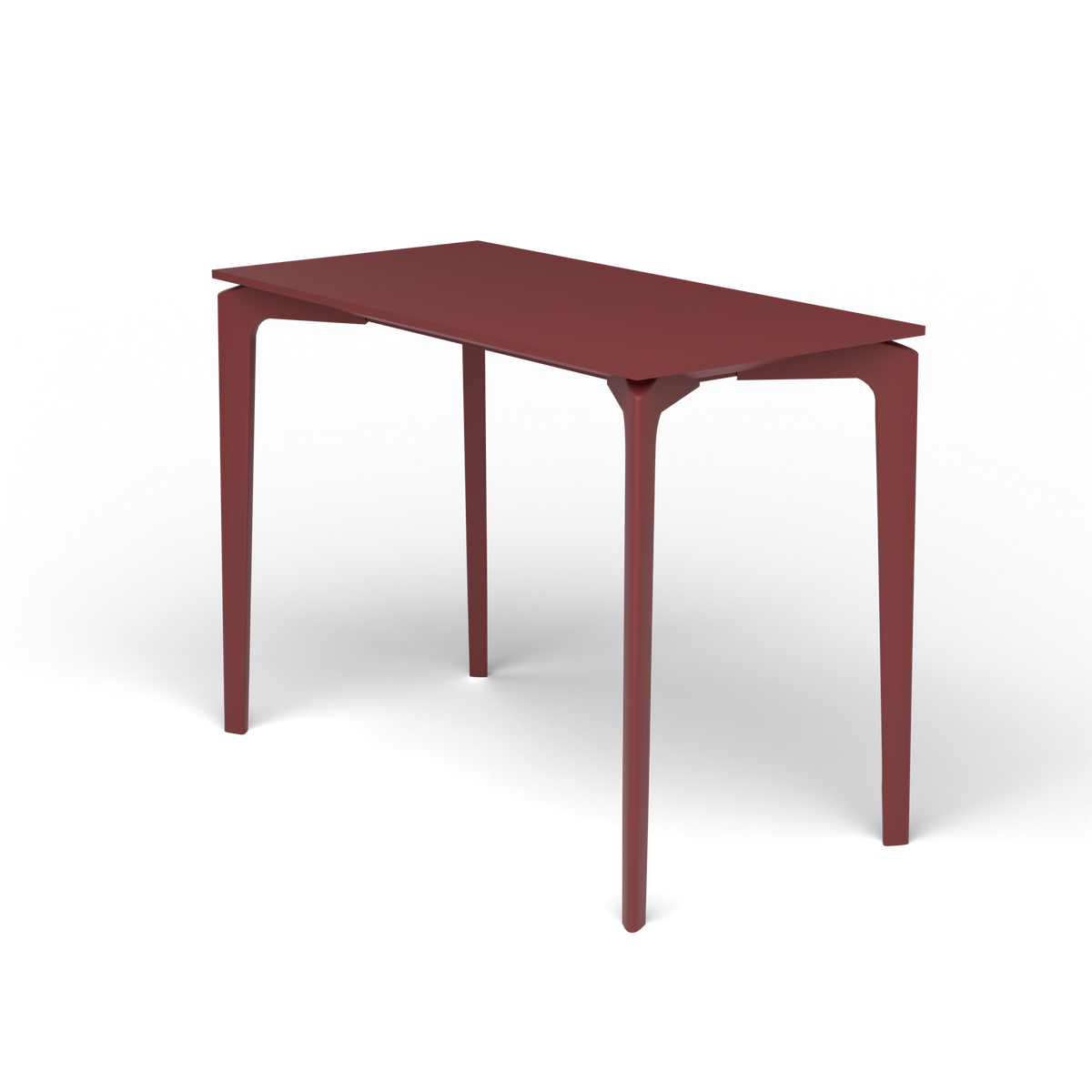 AllSize Console, 100 × 50 × 74 cm, Autumn Red, Gelakt aluminium (volgt onderstelkleur)