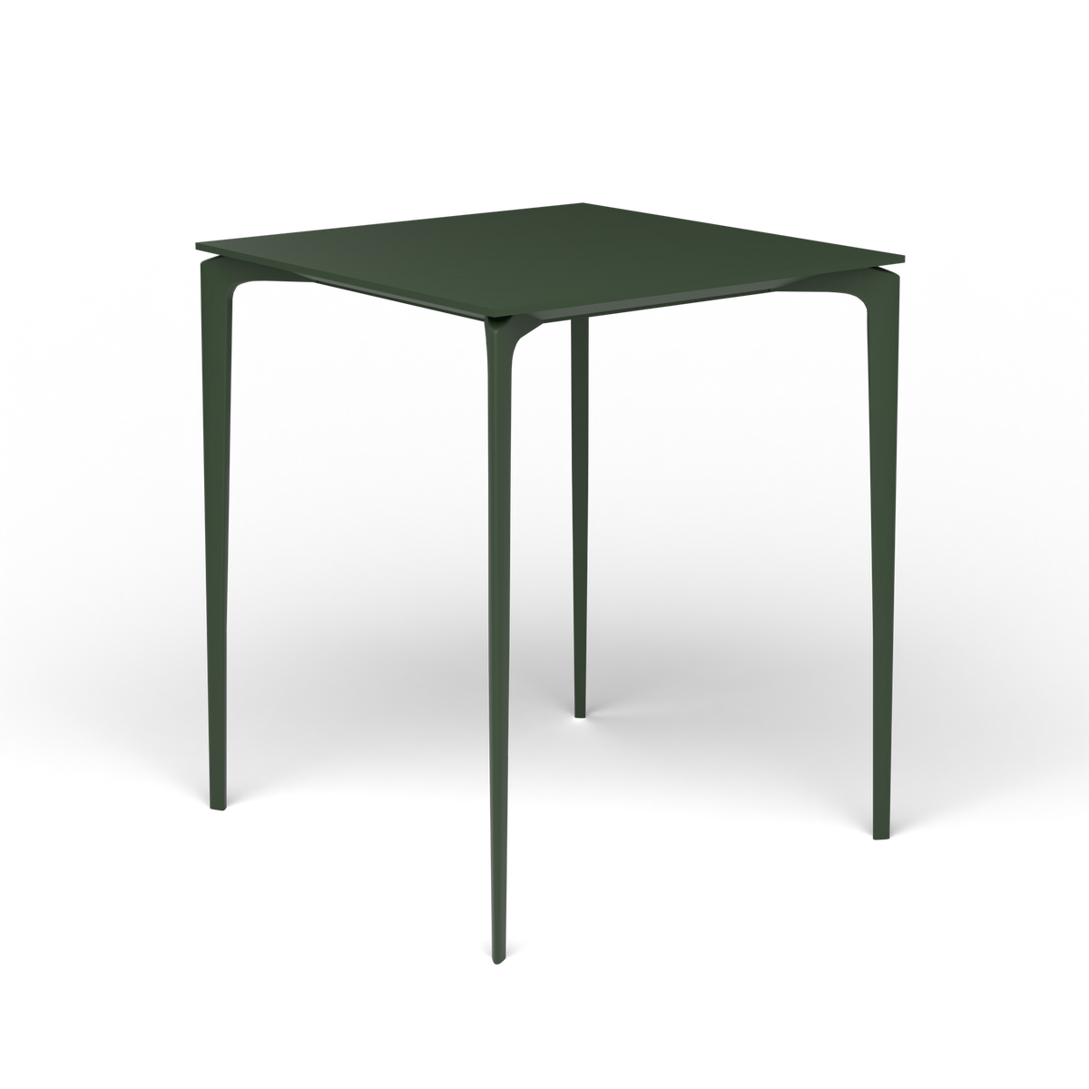 AllSize Bartafel, 90 × 90 × 110 cm, Bottle Green, Gelakt aluminium (volgt onderstelkleur)