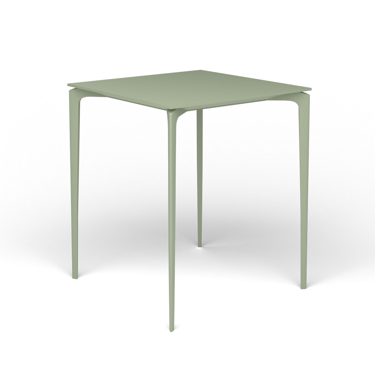 AllSize Bartafel, 90 × 90 × 110 cm, Green Tea, Gelakt aluminium (volgt onderstelkleur)