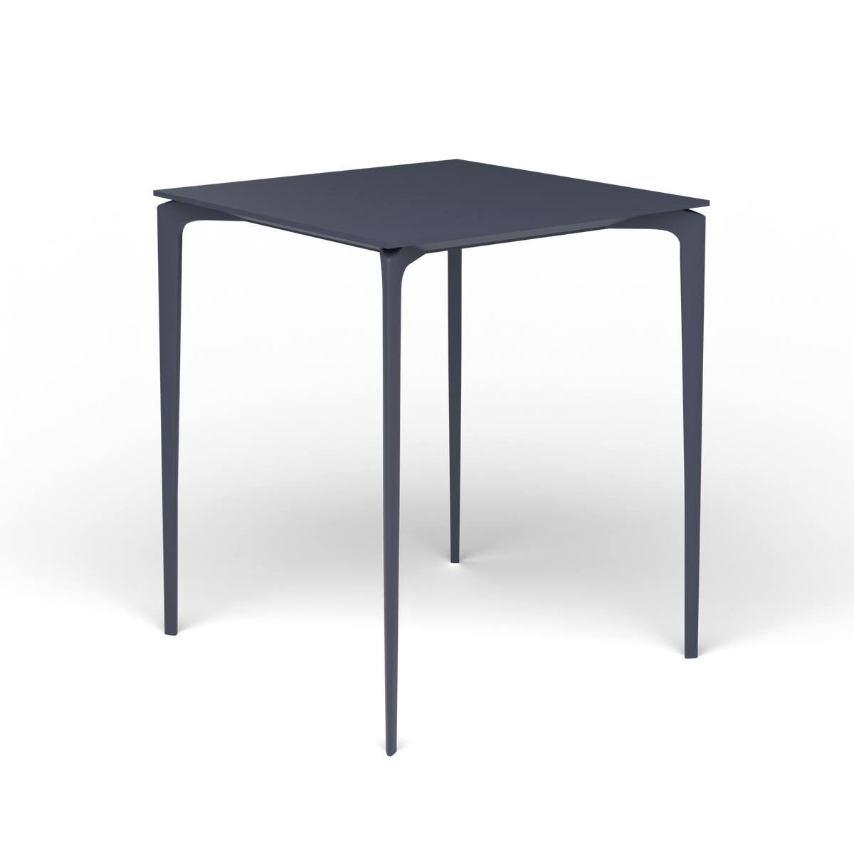 AllSize Bartafel, 90 × 90 × 110 cm, Grey Blue, Gelakt aluminium (volgt onderstelkleur)