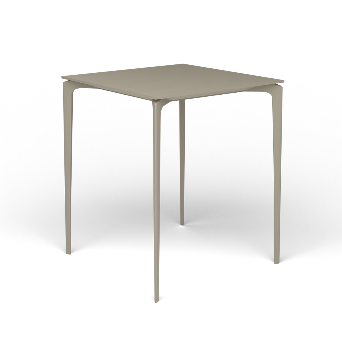 AllSize Bartafel, 90 × 90 × 110 cm, Pearly Gold, Gelakt aluminium (volgt onderstelkleur)
