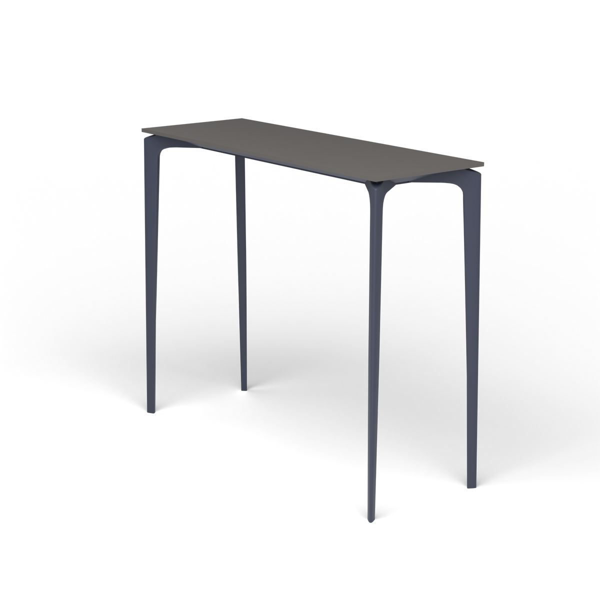 AllSize Bartafel, 130 × 45 × 110 cm, Grey Blue, Aluminium speckled Anthracite
