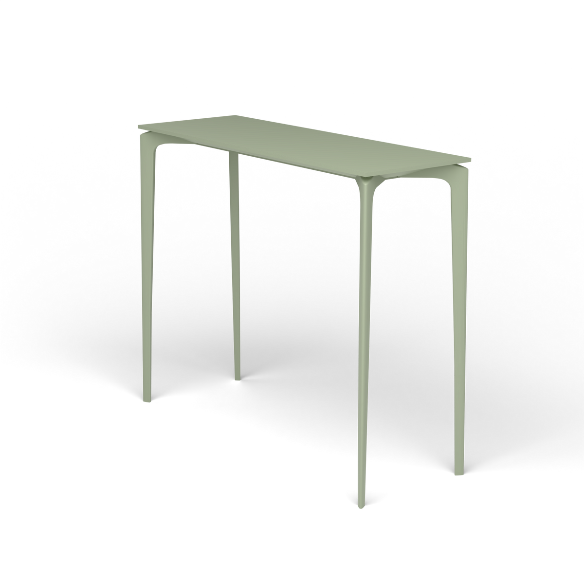 AllSize Bartafel, 130 × 45 × 110 cm, Green Tea, Gelakt aluminium (volgt onderstelkleur)
