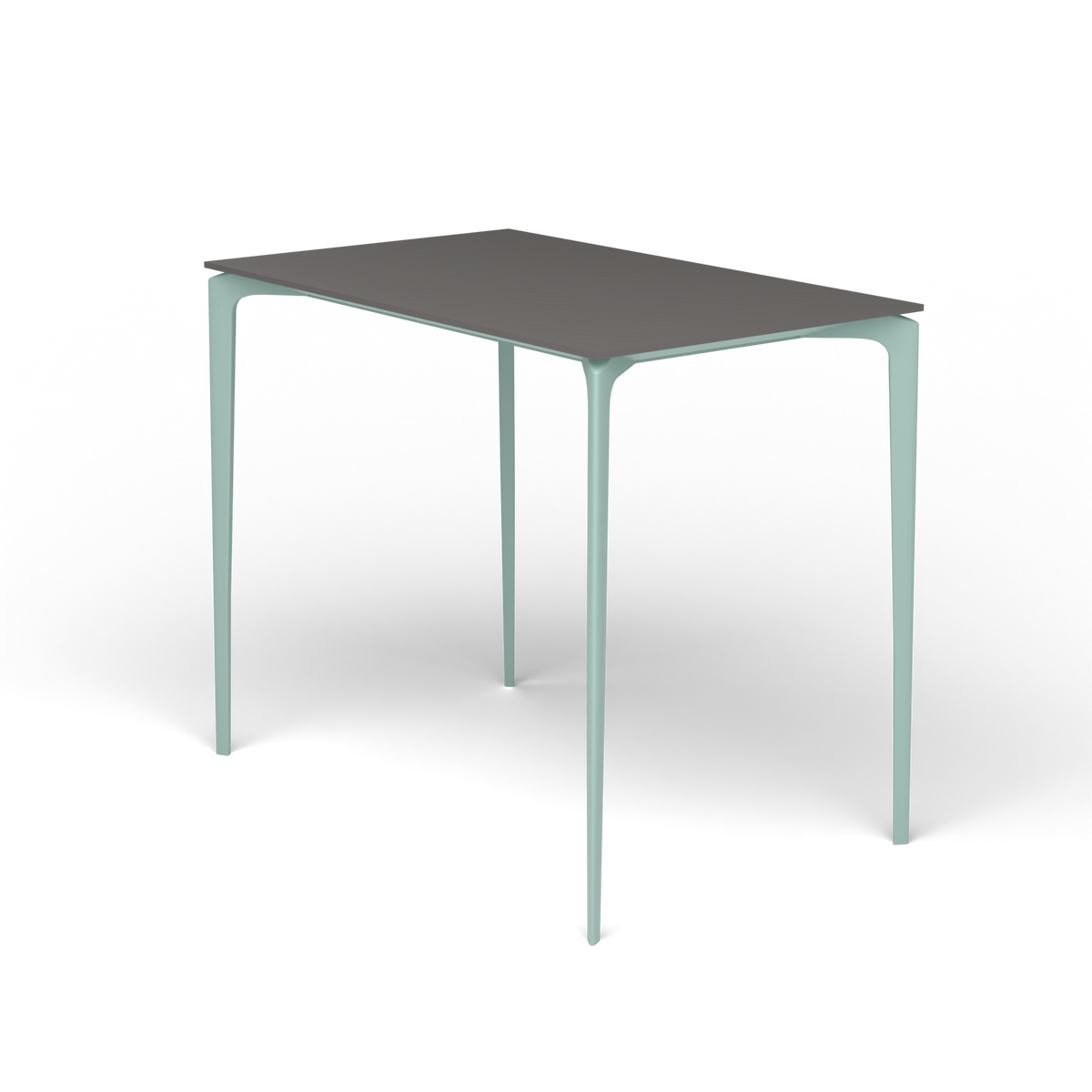 AllSize Bartafel, 130 × 80 × 110 cm, Light Blue, Aluminium speckled Anthracite