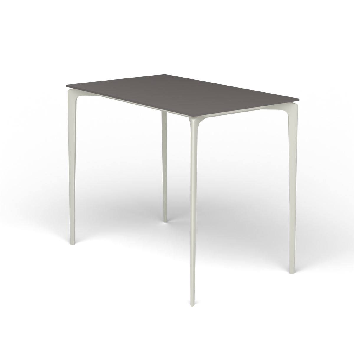 AllSize Bartafel, 130 × 80 × 110 cm, Powder Grey, Aluminium speckled Anthracite