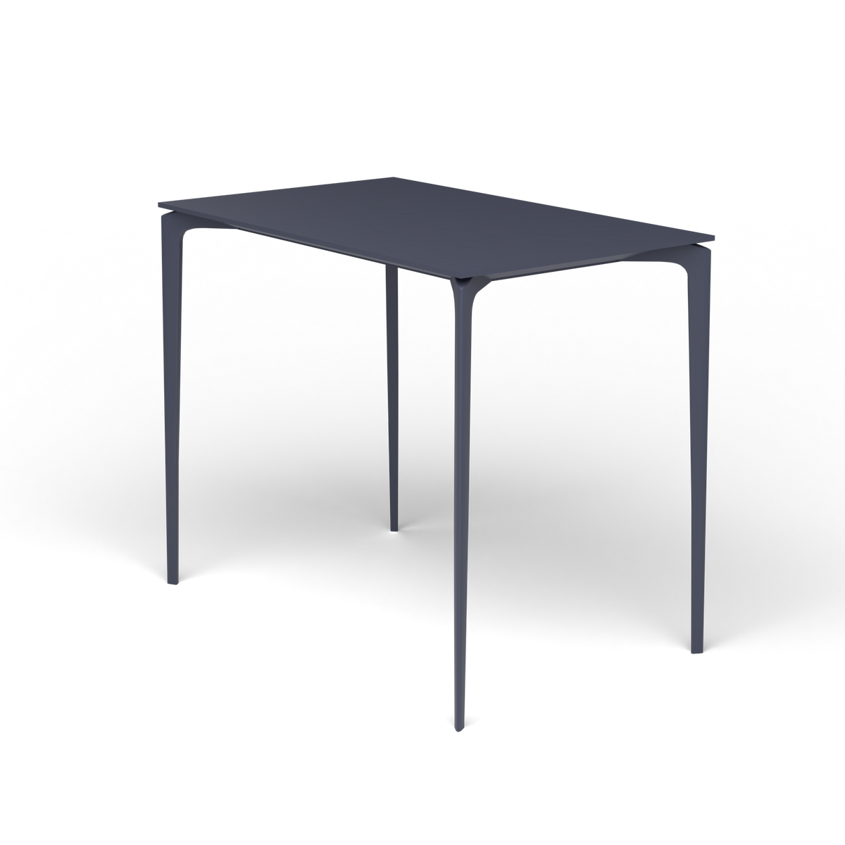 AllSize Bartafel, 130 × 80 × 110 cm, Grey Blue, Gelakt aluminium (volgt onderstelkleur)