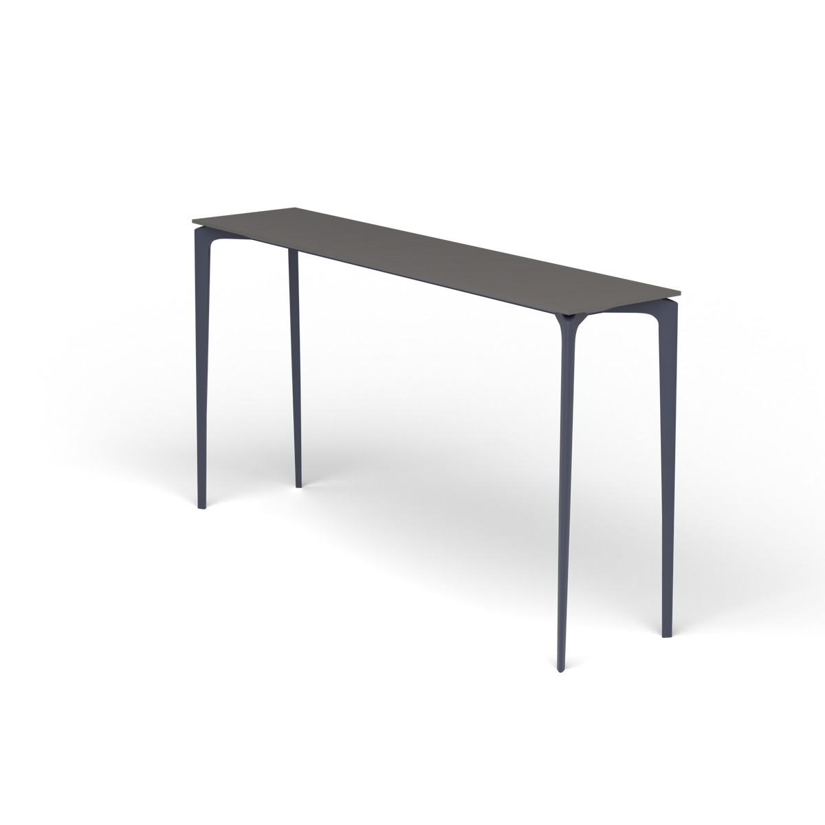 AllSize Bartafel, 200 × 45 × 110 cm, Grey Blue, Aluminium speckled Anthracite